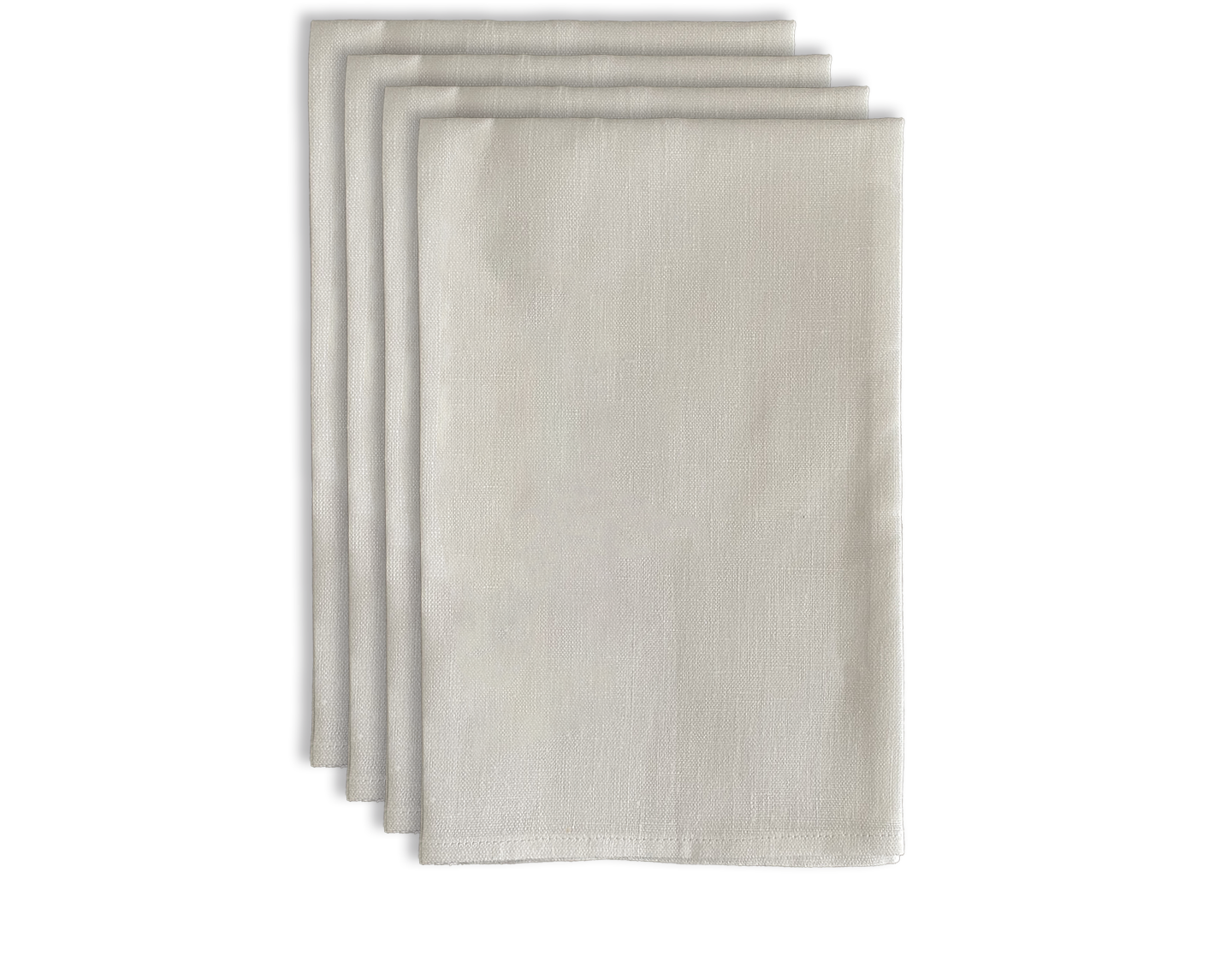 Linen White Napkin Set Kippot World